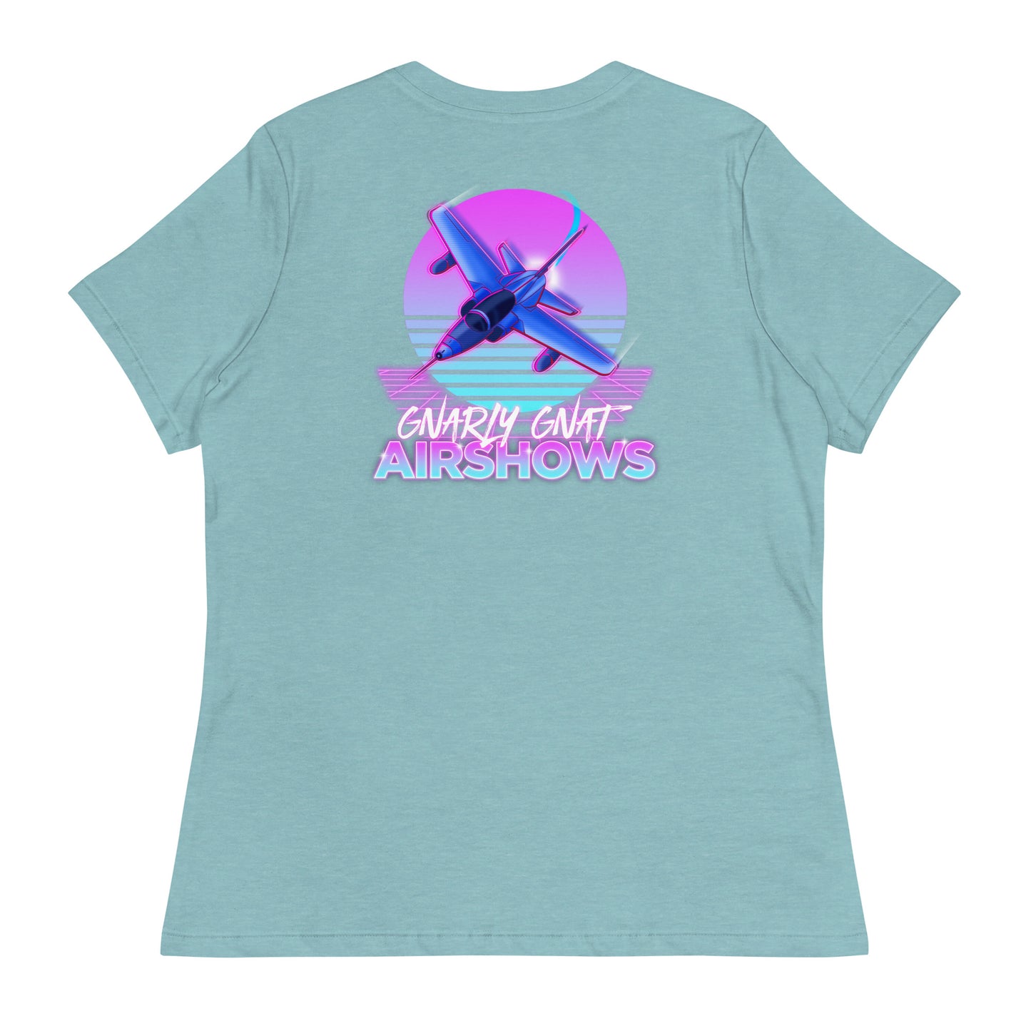 Women's "Neon Blue" Gnarly Gnat T-Shirt