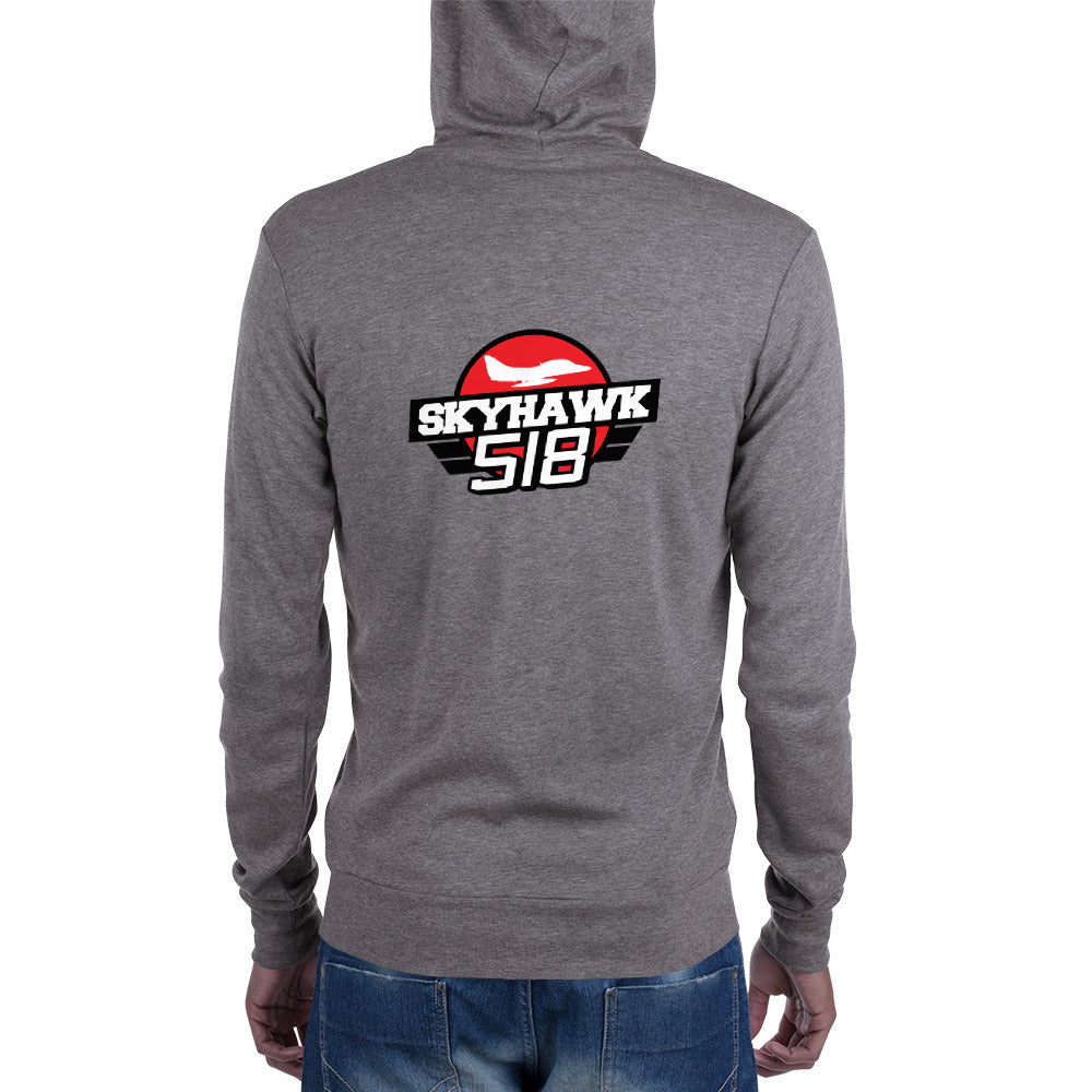 Skyhawk 518 "Alex" Unisex zip hoodie