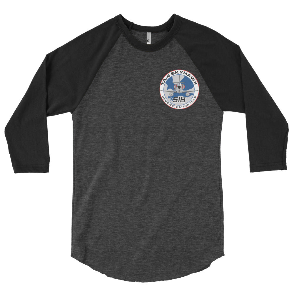 518 Demo Team 3/4 sleeve raglan shirt