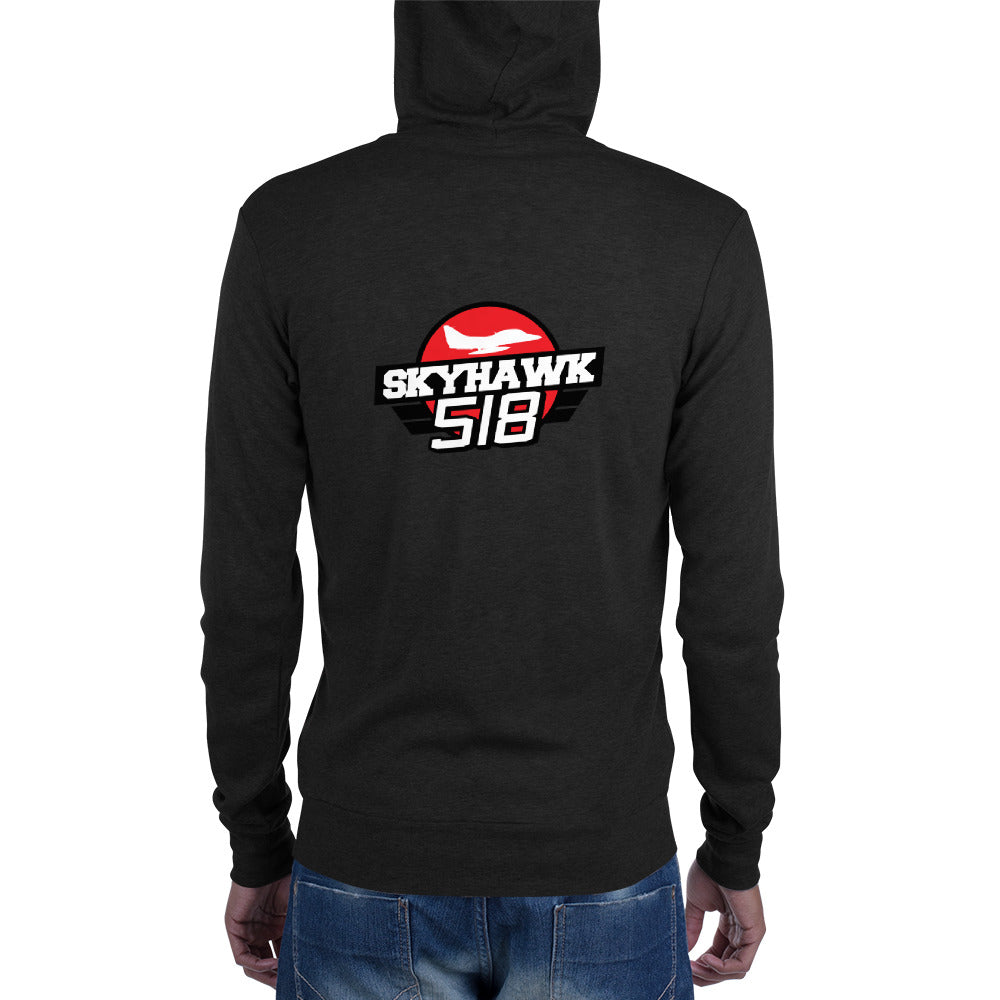 Skyhawk 518 "Alex" Unisex zip hoodie