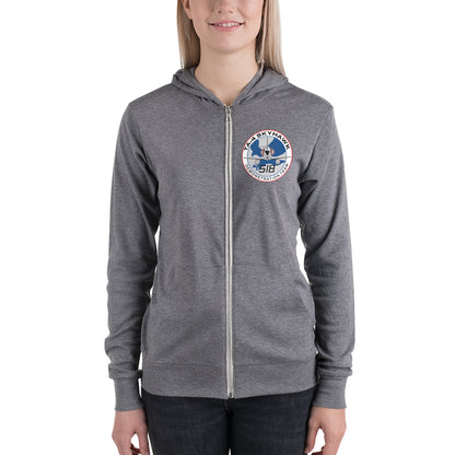 518 Demo Team Unisex zip hoodie