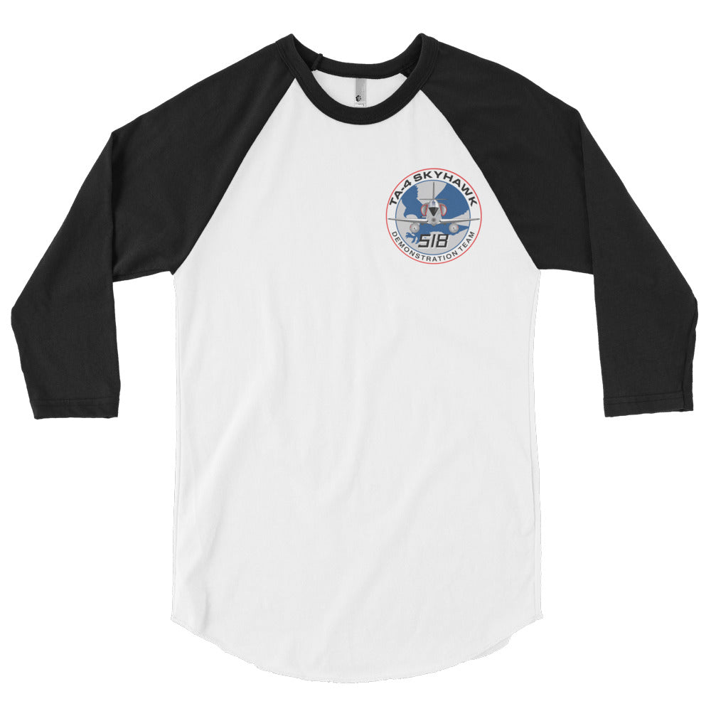 518 Demo Team 3/4 sleeve raglan shirt