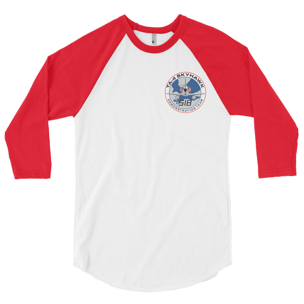 518 Demo Team 3/4 sleeve raglan shirt