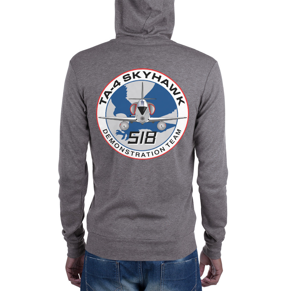 518 Demo Team Unisex zip hoodie